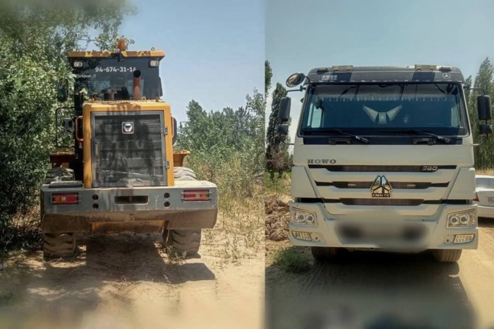 Jizzaxda noqonuniy tarzda tuproq qazib olganlarga chora ko‘rildi
