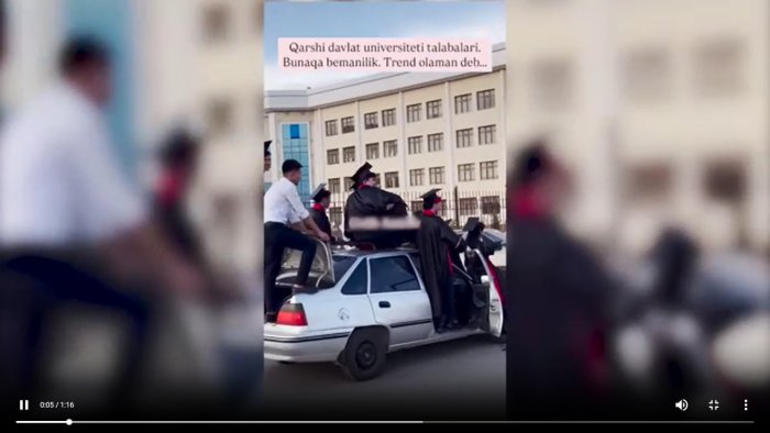 Қашқадарёда талабалар тренд видео олди ва,,,
