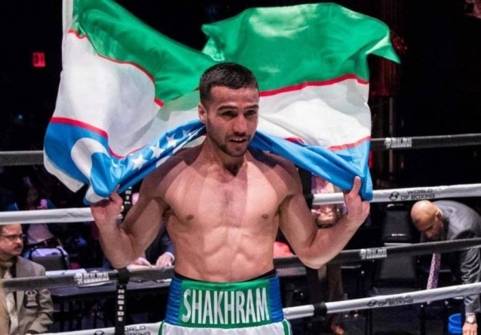 Boks. Shahram G‘iyosov navbatdagi g‘alabasini tantana qildi