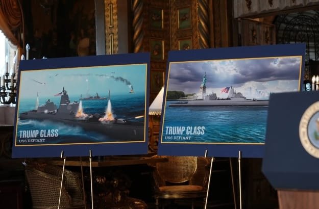 Трамп ўз номи билан аталадиган янги ҳарбий кемалар қурилишини эълон қилди