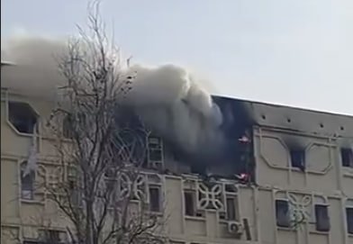 Тошкентда 9-қаватда жойлашган хонадонда ёнғин юз берди