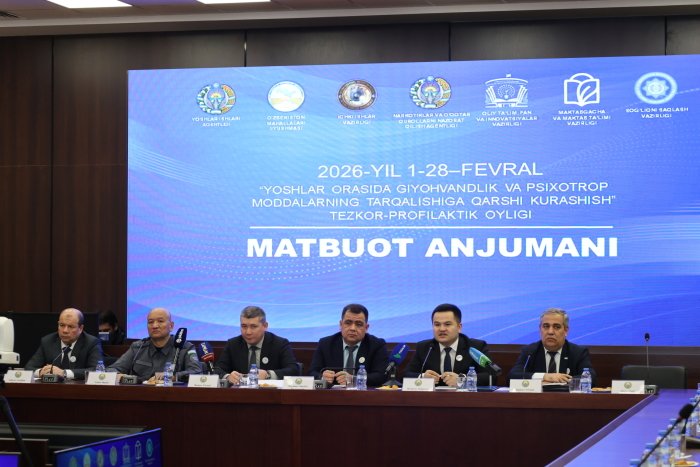 “Ёшлар орасида гиёҳвандлик ва психотроп моддалар тарқалишига қарши курашиш ойлиги”га старт берилди