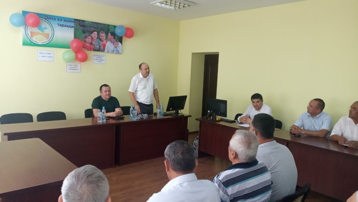 Qibray tumanida “Mening mahallam – mening sudyam” loyihasi amalda ijro qilinmoqda