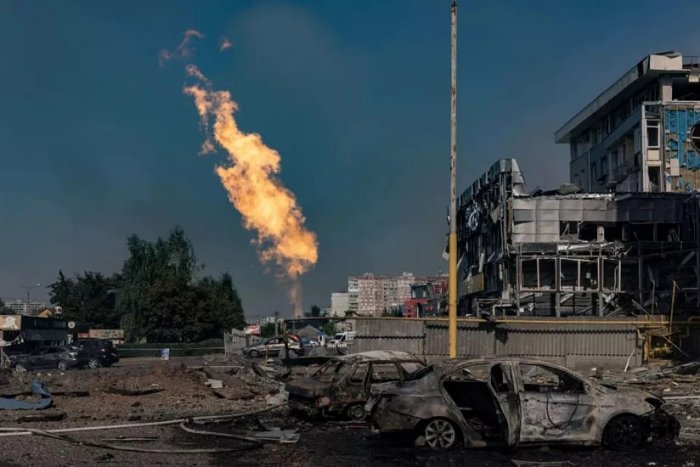 Rossiya Ukrainaning issiqlik elektr stansiyasi va gaz infratuzilmasiga hujum qildi