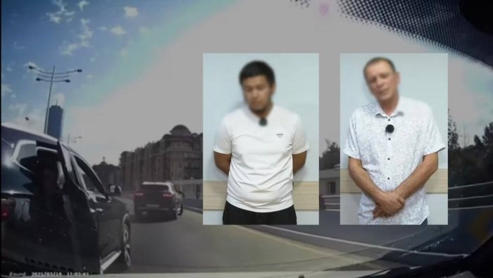 Toshkentda yonida homilador ayoli bor haydovchiga hujum qilgan ota va o‘g‘ilga hukm o‘qildi.