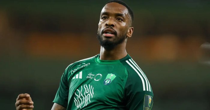 Саудия клубида ҳаракат қилаётган англиялик юлдуз ҳужумчи ҳибсга олинди