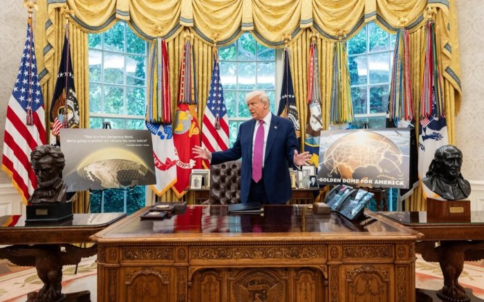 Трамп ўз президентлик муддати тугагунига қадар «Олтин гумбаз» тизимини яратишни режалаштирмоқда