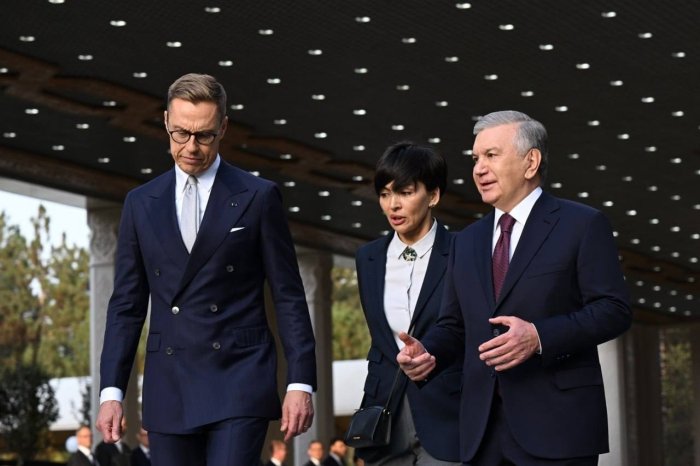 Finlyandiya Prezidentini tantanali kutib olish marosimi bo‘ldi