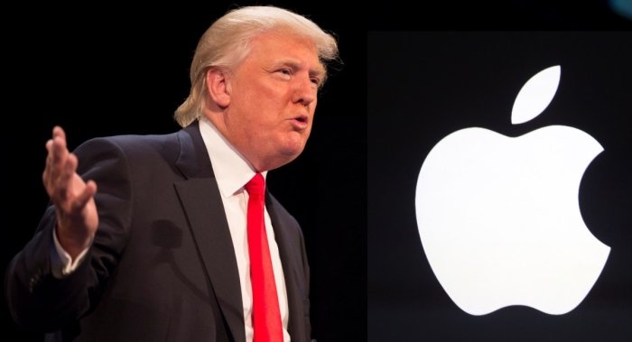 Трампнинг таҳдиди сабаб Apple акциялари 10 дақиқада 4 фоизга арзонлашди
