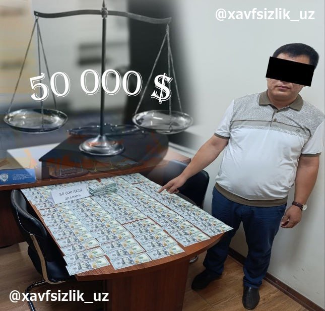 Сурхондарёда адвокат пора билан қўлга тушди