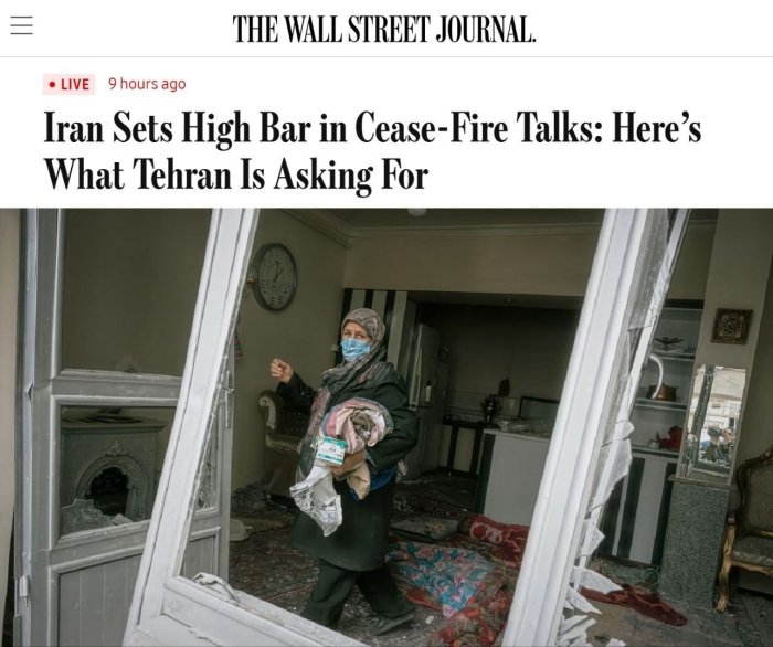 Eron AQSh oldiga qat’iy talablar qo‘ymoqda