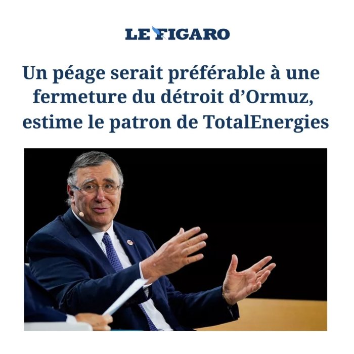 Bo‘g‘ozni yopgandan ko‘ra Eronga boj to‘lagan afzal