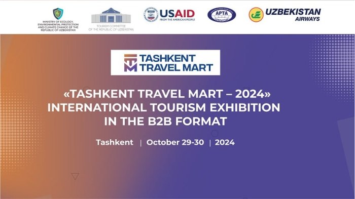 Тошкентда B2B форматида «Tashkent Travel Mart-2024» халқаро сайёҳлик кўргазмаси ўтказилади