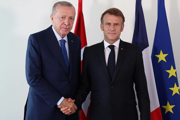 Эрдўғон Нью-Йоркда Макрон билан учрашди