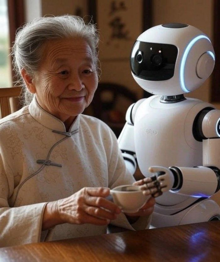 Xitoy qariyalarni parvarish qilish uchun robotlardan foydalanadi