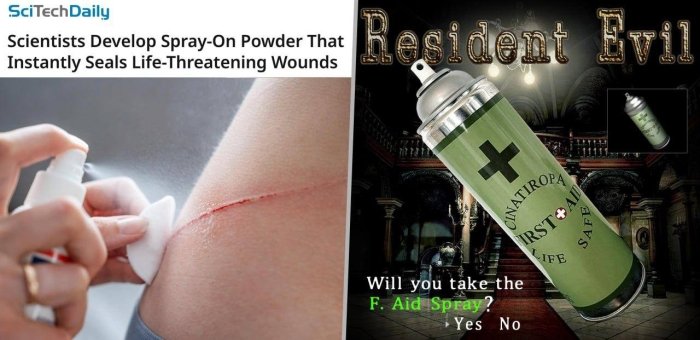  Жанубий Кореялик олимлар бир сонияда қон тўхтатувчи спрей ишлаб чиқди