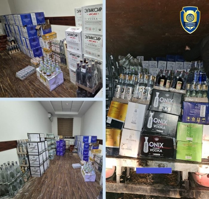 Navoiyda qalbaki aksiz markali alkogol mahsulotlari to‘xtatib qolindi