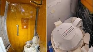 Oyga uchib ketayotgan "Orion" kemasida qiymati 23 mln dollarlik hojatxona buzilib qoldi