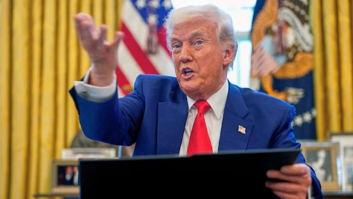 Трамп бозордаги нотинчлик шароитида янги тарифларни 90 кунга тўхтатиб қўйди